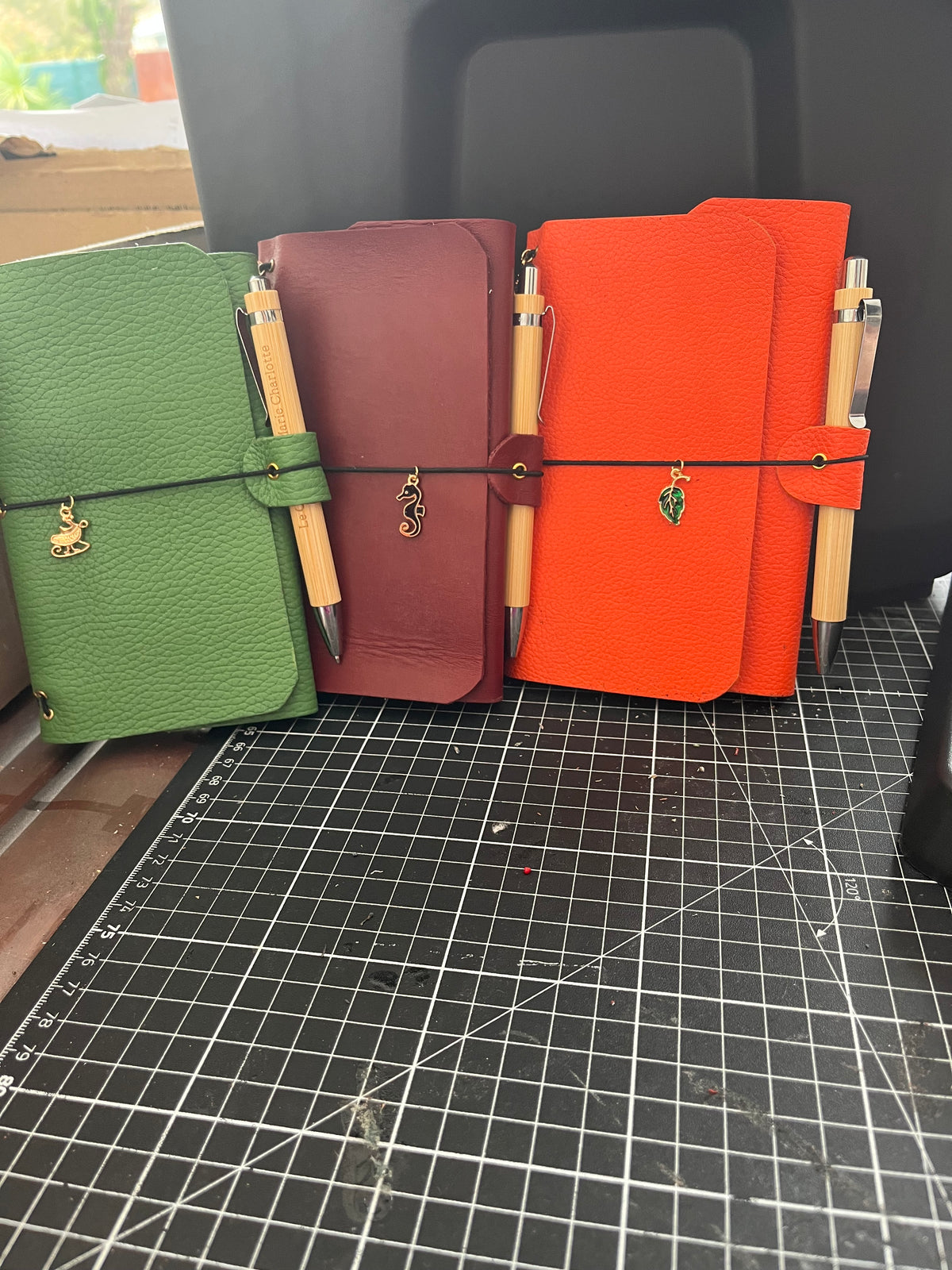 Carnet en cuir