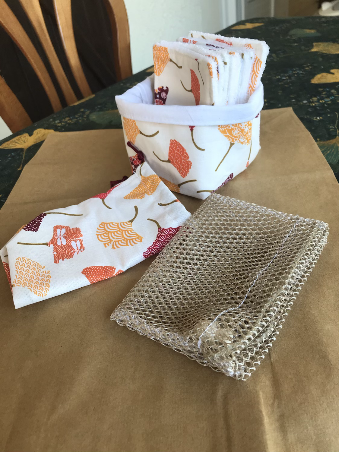 Lingettes feuilles de ginkgo biloba